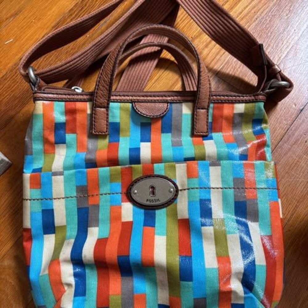 Fossil key-per crossbody bag